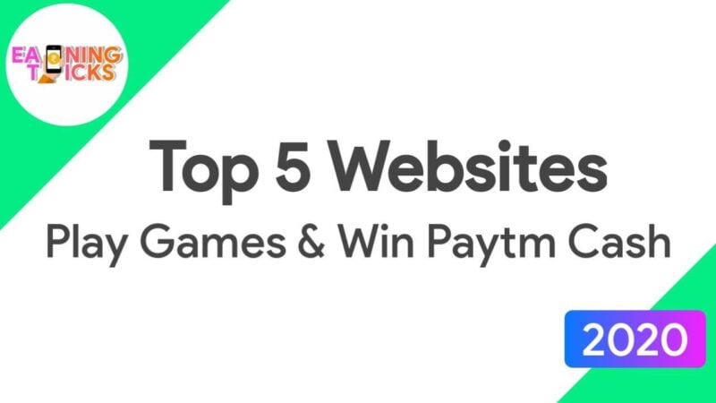 Top 10 paytm cash earning games on
