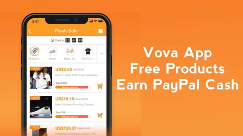 Vova App - Get Free Products per refer ₹1481 In PayPal