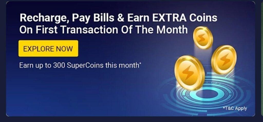 do recharge and bill payments and earn flipkart super coins