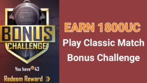 free 1800uc pubg mobile bonus challenge