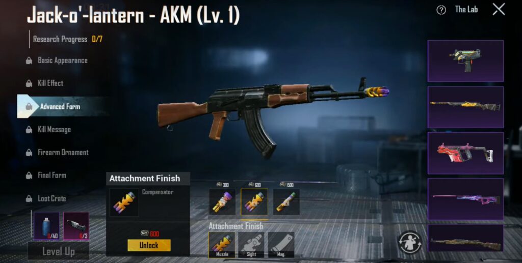  PUBG Mobile New Upgradable Skins - M416 AKM And More 