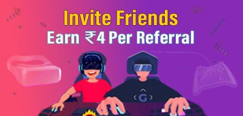 Indian Gamers refer and earn 