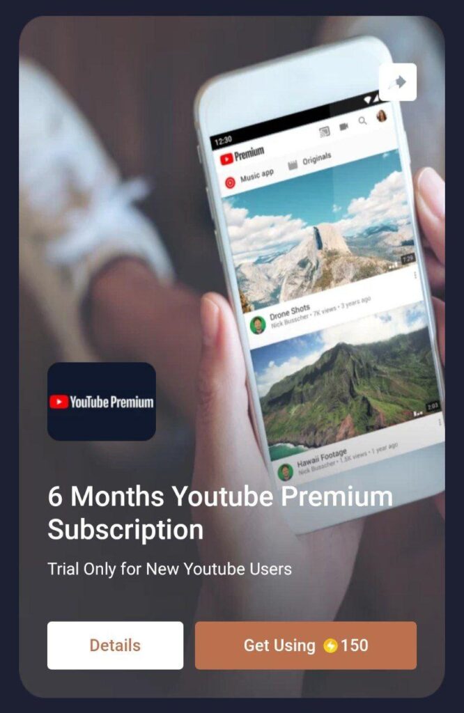 how to get free youtube premium