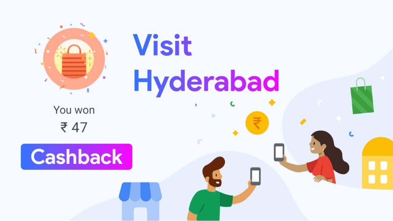Google Pay go india - Visit hyderabad
