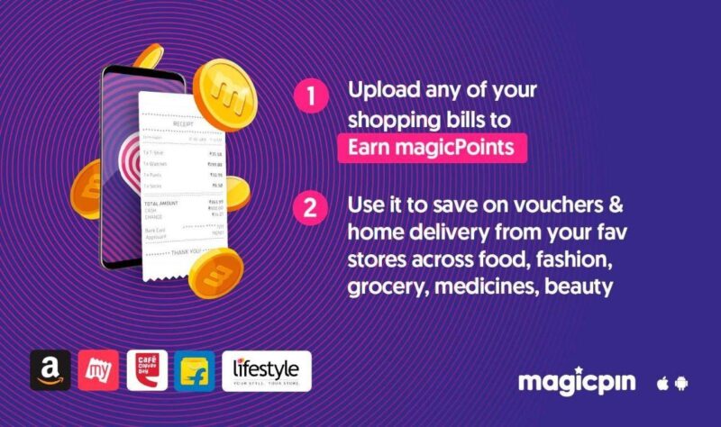 MagicPin earn amazon vouchers, Deals and more