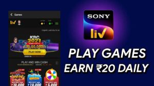 Sony LIV games - play games and earn ₹20 paytm cash