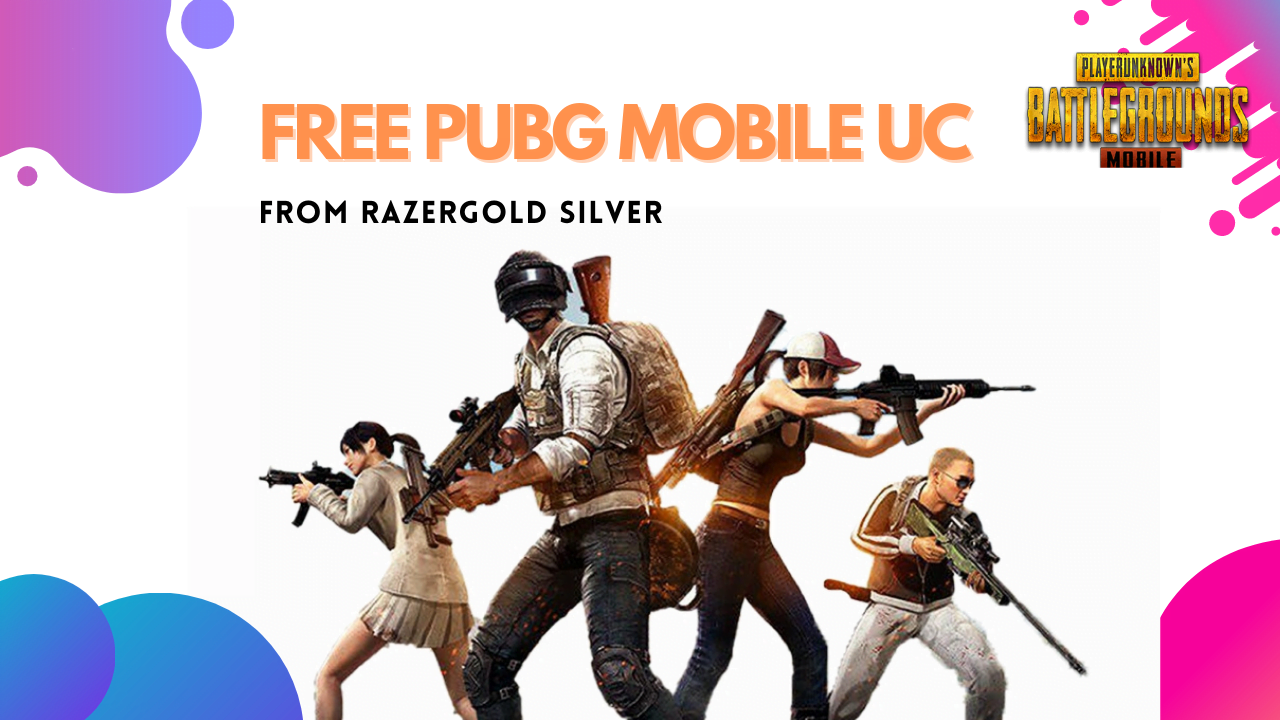 Free PUBG MObile UC up to 8100 from Razergold Silver