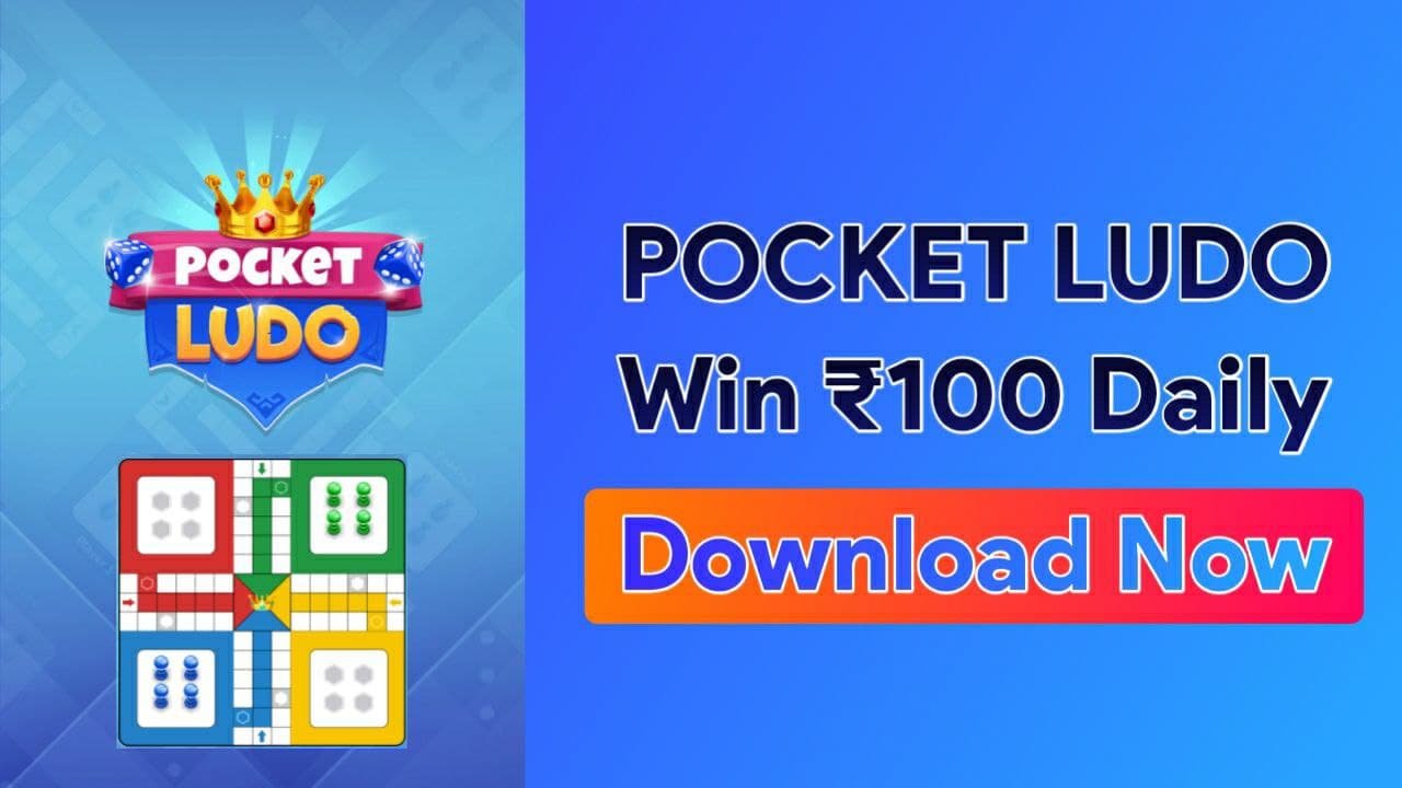 Pocket Ludo App - Win ₹100 Daily
