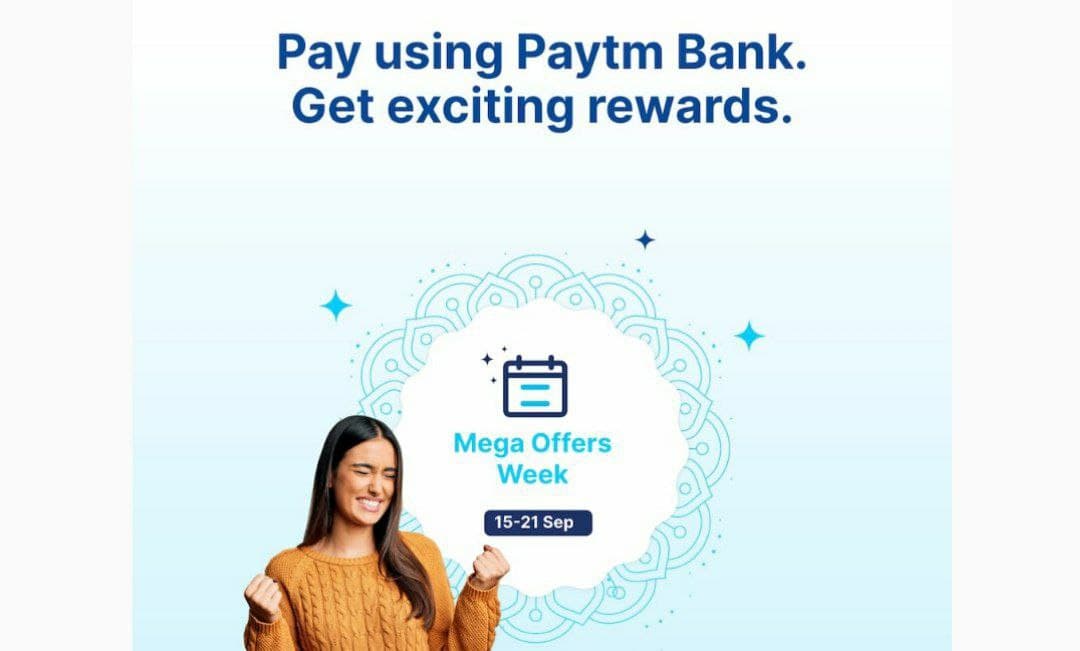 Paytm mega week offer - Add Money and earn rs160 cashback