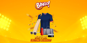 bingo offer - play cricket matches and win free goodies