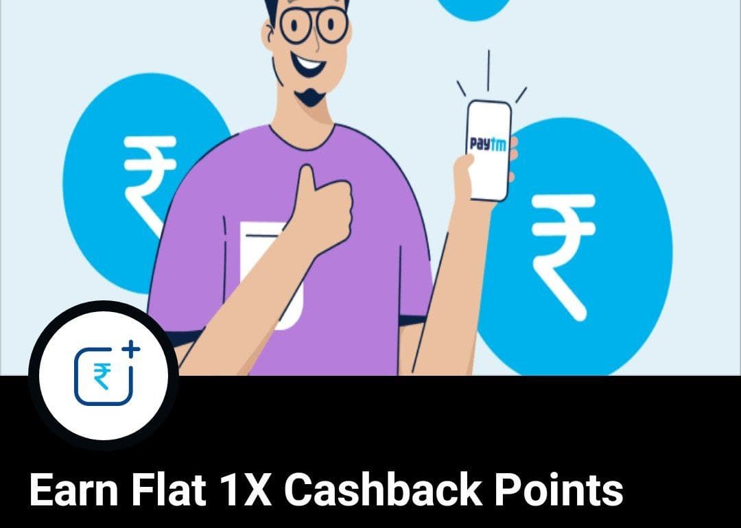 paytm 1x cashback points offer