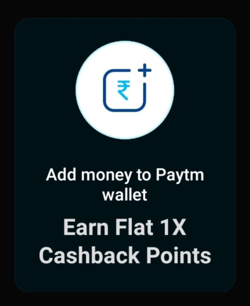 paytm add money cashback points offer