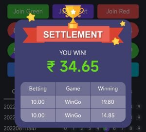 Wongo Prediction app winning rewards