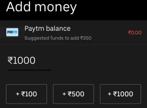 add money from credit card to paytm wallet