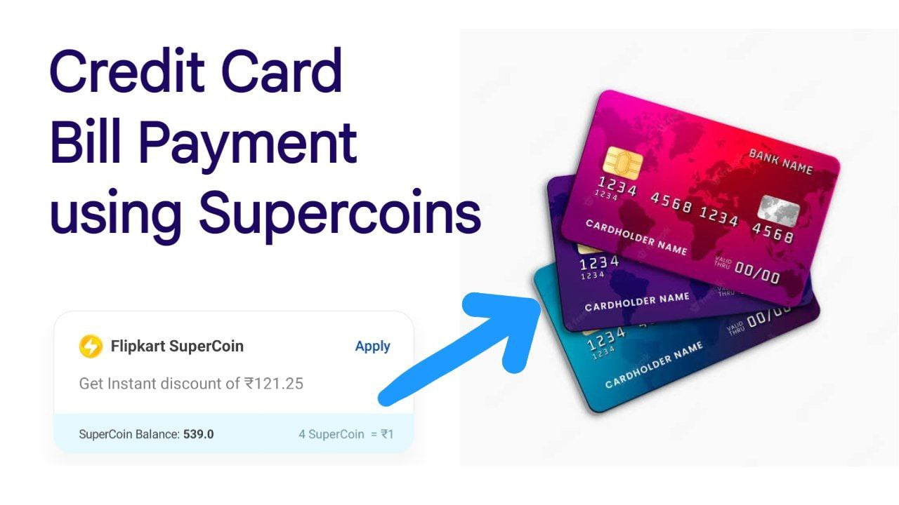 pay credit card bill using flipkart supercoins mobikwik