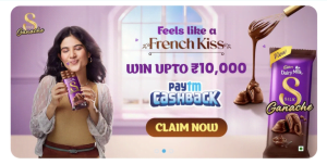 Paytm cadbury Silk Ganache Offer - Earn Rs.100 cashback