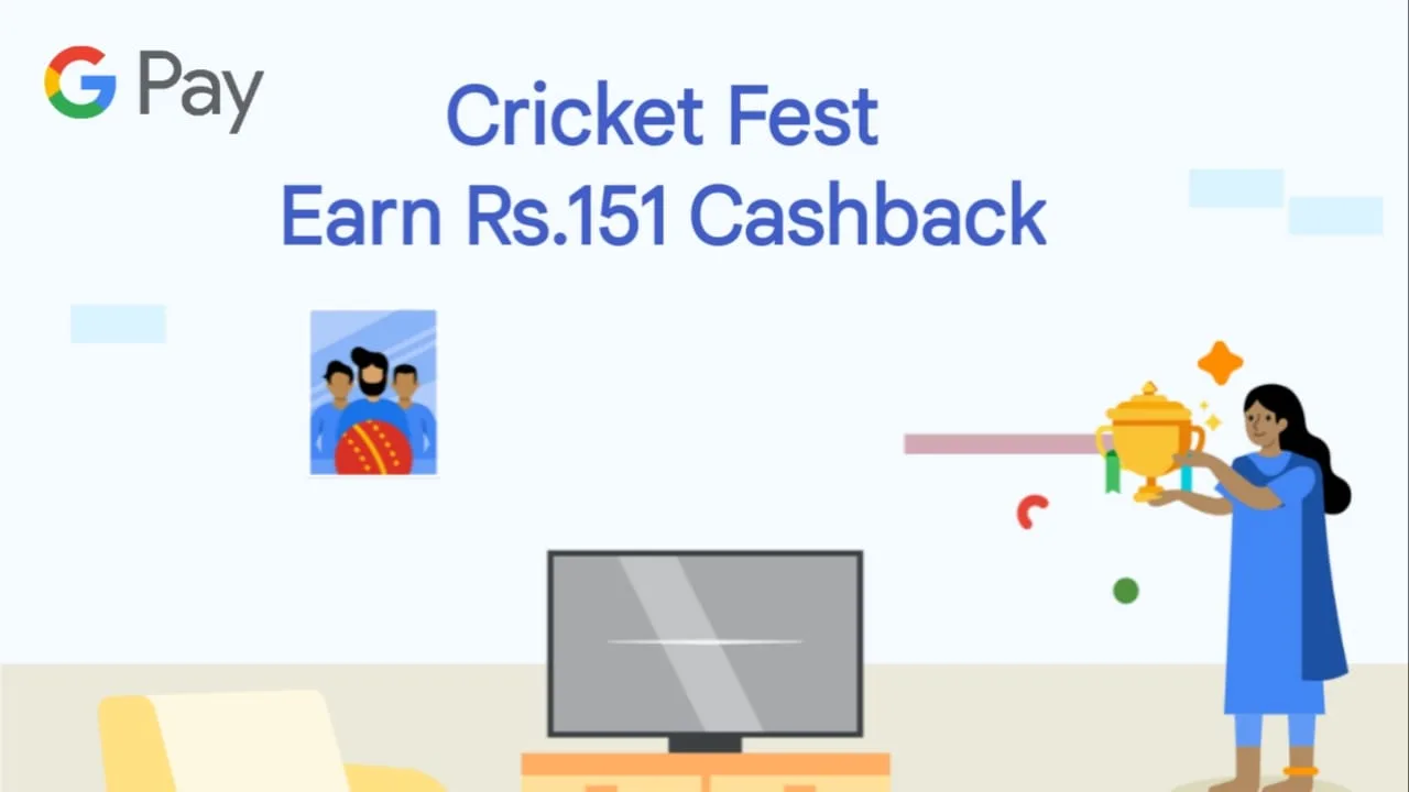 Google Pay Cricket Fest Offer Page – Earn Rs.151 Cashback
